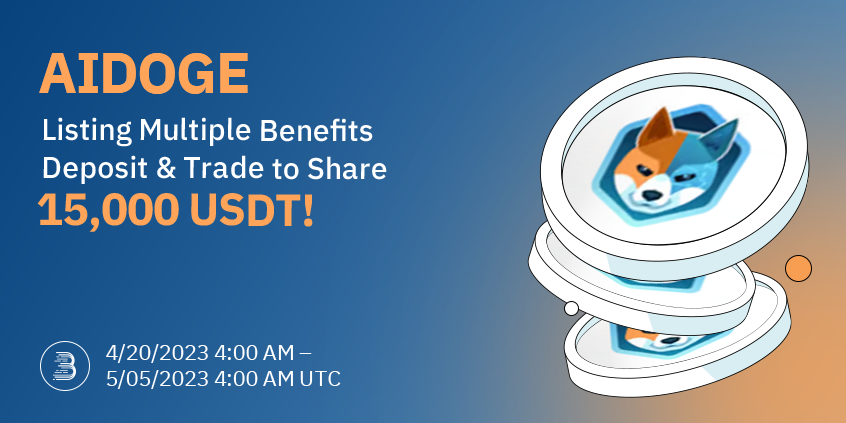AIDOGE Listing Multiple Benefits, Deposit & Trade to Share 15,000 USDT! – BitMart