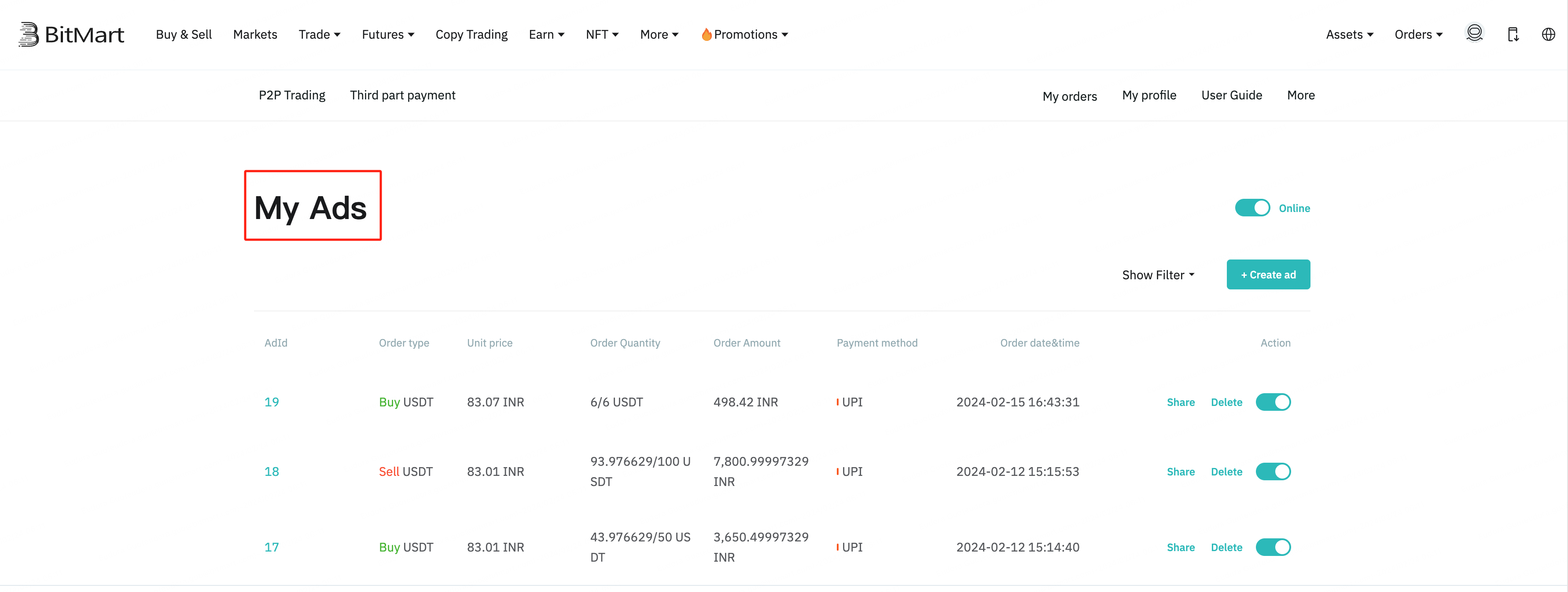 how-to-view-my-ad-on-the-bitmart-p2p-listing-page-bitmart