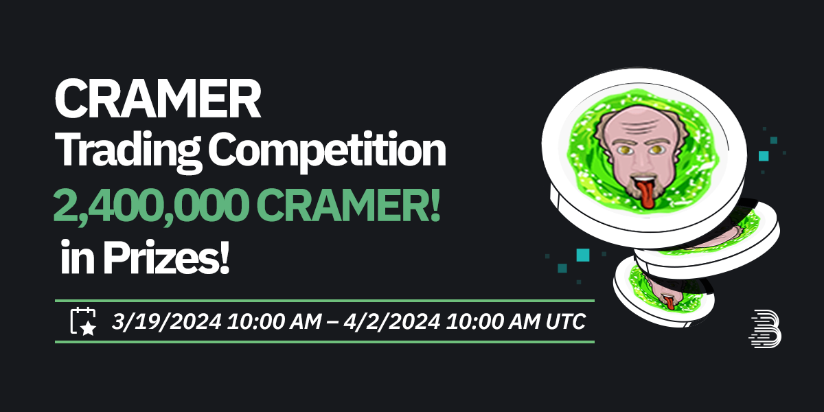 CRAMER Trading Competition 2 400 000 CRAMER in Prizes Every