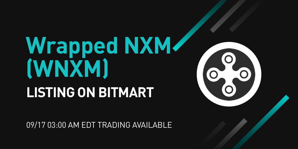 Bitmart Lists Wrapped Nxm Wnxm Bitmart