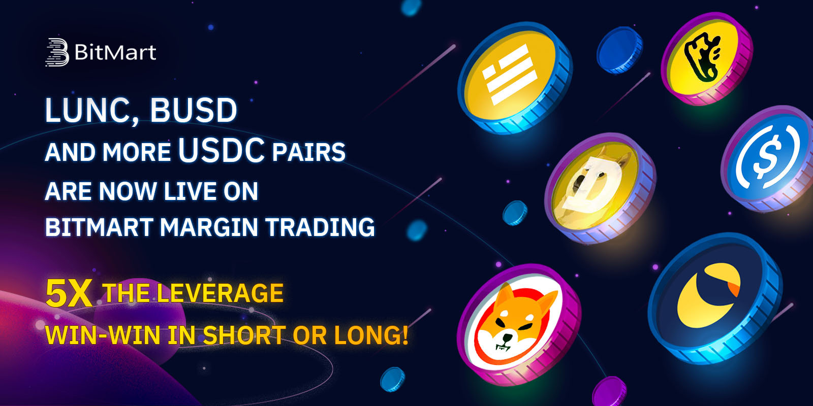 BitMart Adds LUNC, BUSD, And More USDC Pairs On Isolated Margin Pairs ...