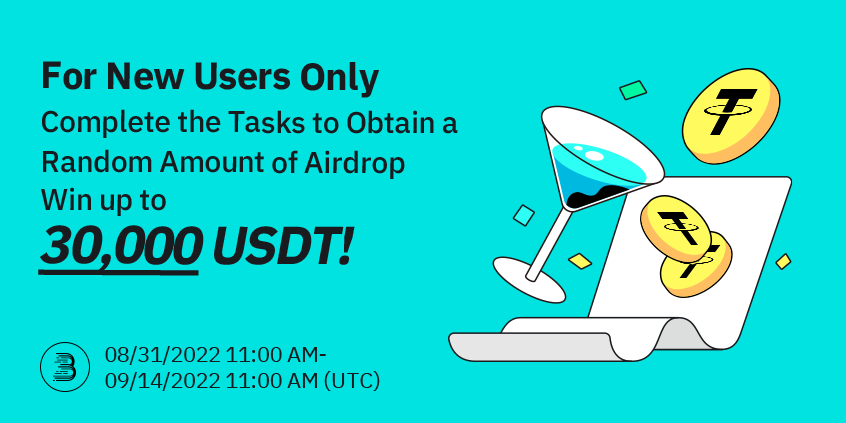 Complete new user tasks to receive an exclusive random-amount airdrop ...
